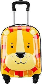 [MagiDeal] 18 inch Kids Luggage Rolling Suitcase Festival Gift Compact with 4 Wheels Cartoon Hardside Luggage Carry on for Children Kids