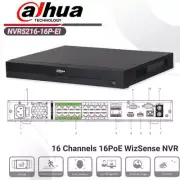 Dahua NVR5216-16P-EI 16CH PoE NVR WizSense Network Video Recorder Camera System