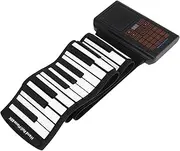 TOYANDONA 88 Keys Portable Piano Digital Roll up Keyboard Beginner Instrument Foldable Electric Piano