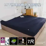 絲薇諾 MIT物理防螨防水保潔墊床包式- (深藍 雙人特大6X7尺)