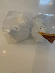 Turkey Shaped Salt & Pepper Shakers White Ceramic New In Box By Fabulous Home