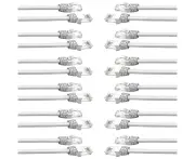 12x Cruxtec 3m CAT6/RJ45 Network Lead Cable LAN Ethernet Internet Router Cord WH