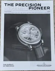 Jaeger LeCoultre, The Precision Pioneer Newspaper, Fall 2024