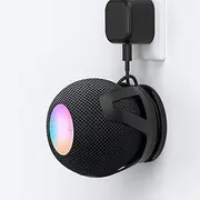 HomeMount Homepod Mini Mount - Wall Mount with Cable Management for Space Saving & Secure Placement - Black