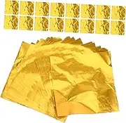 GRADENEVE 100pcs Foil Candy Wrappers Chocolate Wrapping Paper for Xmas and Stylish Packaging for Homemade Sweets for Bakeries and Parties