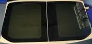 FORD TRANSIT MK8 2014+ PAIR OF BARN DOOR GLASS IN PRIVACY & BONDING & TRIM