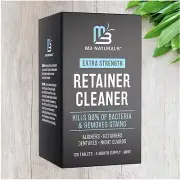 M3 Naturals Retainer Cleaner Tablets Invisalign Cleaner Remove Odors 120 tablets