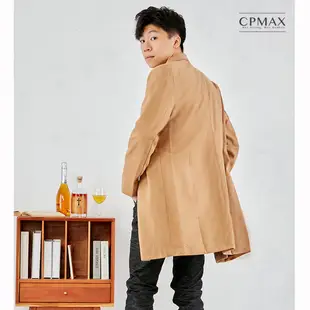 【CPMAX】外套 大衣 長版外套 男大衣男生大衣 毛呢外套 韓系大尺碼毛呢大衣外套 男長版大衣 韓版大衣【C111】