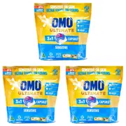 84pc Omo Ultimate Sensitive 3in1 Laundry Detergent Stain Removal Capsules