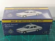 Ford Escort Mexico Police Car White Atlas Editions 1:43 Scale Model Car 4650110