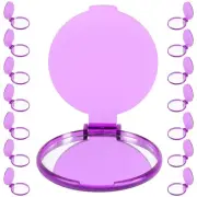 24 Pcs Portable Makeup Mirror Miss Travel Small Pocket Mirrors Purse Foldable