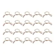 Fuel Line Hose Clips, 100pcs 7mm 65Mn Steel Tubing Spring Clamps