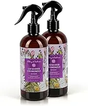Abbey & Sullivan Linen Spray, Lavender Chamomile, Fabric Freshener and Fragrance Room Spray, Pack of 2, 16 oz