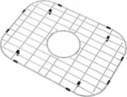 Zeesink Sink Protector Grid for Kitchen - 18 1/2" X 13 3/8" Stainless Steel Bottom Grid With Center Drain