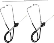 CRILSTYLEO 2 Pcs Portable Stainless Steel Leak Test Stick for Water Underground Testing Tool Leak Detection Kit for Mechanics