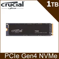 在飛比找PChome24h購物優惠-美光 Micron Crucial T500 1TB PCI