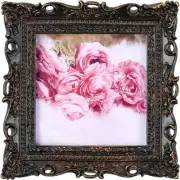 Hymmah Wallet Picture Frame Vintage Photo Ornate Textured 3*3inch, G-Z