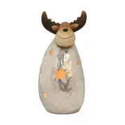 [Florabelle Living] Standing Smiling Deer W Tealight Openin