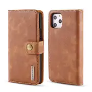DG.Ming iPhone 11 Pro Max Detachable Classic Folio Case Cover Apple [Brown]
