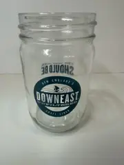 NEW Downeast Cider House 12oz. Mason Jar Glass w/ Logo for Pub/ Bar/ Mancave