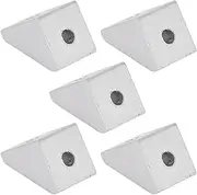 Respicefinem 5Pcs Angle Corner Connector Aluminum Right Angle Corners Brackets Ideal for Smart Robots DIY Mechanical Accessories Increase Structural Strength with Counterbore (3204-0001-0001)