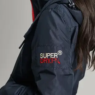 【Superdry】女裝 長袖 防風外套 MOUNTAIN WINDCHEATER(藍)