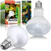 Reptile Heat Lamp Bulbs 100W 2 Pack Basking Light Heat Bulb for Reptiles,Uva Day