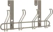 Franklin Brass OTDW04F-NIC Nickel Quad Over the Door Hook