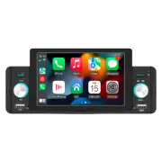 5in 1 Din Car Bluetooth FM USB Radio Audio For CarPlay Android Auto MP5 Player