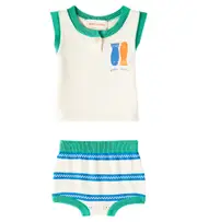 [Bobo Choses] Bobo Choses Baby Lucky Fish cotton top and bloomers set M 6 multicoloured