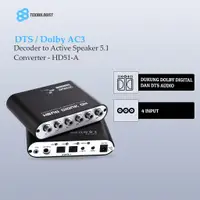 在飛比找蝦皮購物優惠-Dts Dolby AC3 解碼器到有源揚聲器 5.1 轉換