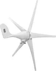 AISINILALAO 8000W Wind Power Turbines Generator, Wind Turbine Generator Kit 5 Wind Blades Option with Waterproof Charge Controller Fit for Home Or Camping