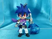Bandai Shinra Bansho Chocolate Mini Figure Keychain Ryuga of Thunder n Seismic