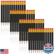 Zonon 48 Pieces Golf Pencils Mini Half Pencils with Eraser Short with Erasers
