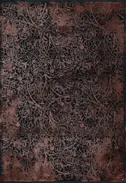 Brooklyn Intricate Floral Rust Rug