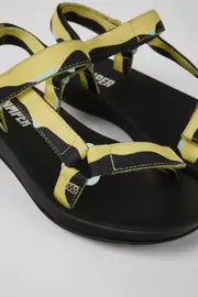 Match Multicolored Textile Sandal for Women