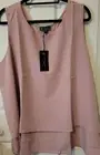 Tank Top DG2 TOP MAUVE Ideal cruise wear Easy Tank Basic Size 3X, NEW w Tag