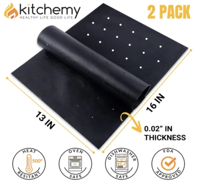Heavy Duty Dishwasher Safe Non Stick Fireproof BBQ Mat