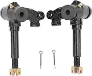 XTevu Steering Strut Knuckle, Cast Iron Spindle Compatible with 110‑250 ATV GO Karts Quad Bike, Universal Steering Knuckle Spindle