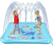 Splash Pad for Kids 67" – Outdoor Water Sprinkler Pool Toy for Summer