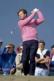 Tom Watson of the United States in action during the British Open - Old Photo 1