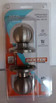 Schlage Dexter Satin Stainless Steel 630 Finish Doorknob