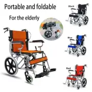 ✅14" Fold Wheelchair ✅Park Brakes Lightweight Soft Mobility Aid Max Load 120kg✅