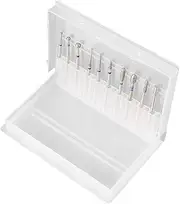 Baluue Diy Nail Art Kit Manicure Drills Cuticle Clean Nail Grinding Heads Tungsten Steel Nail Drill Bits Set