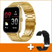 Gold Smart Watch Men Women Fast Charge Smartwatch Golden Smart Clock For Android IOS Fitness Tracker Smart-watch Trosmart G90 steel gold 1