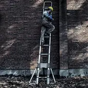 Telescopic Ladder Aluminum Telescopic Extension Step Ladder Multi-Purpose Extendable Ladder Multi Purpose Telescoping Ladder,Portable/a/5.5M Comfortable anniversary Beauty Comes