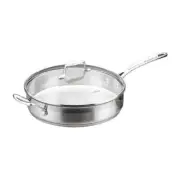 100% Genuine! SCANPAN Impact Stainless Steel 28cm 3.2L Saute Pan! RRP $199.00!