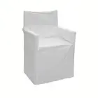 Alfresco 100% Cotton Director Chair Cover - Plain White