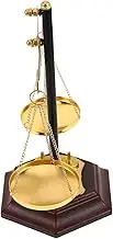 IWOWHERO Metal Figurine for Office and Home Decor Retro Weighing Scale Display Symbolizing Justice for Collectors and Professionals
