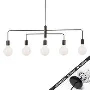 Snap Lighting Harrison Black Downlight to Pendant Light Conversion Kit / Chandelier